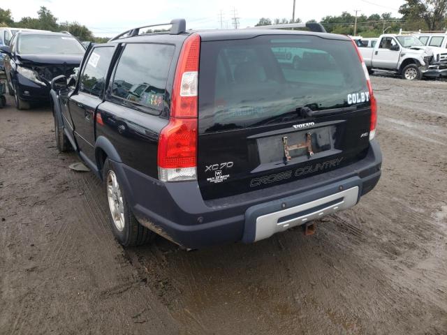 YV4SZ592961241135 - 2006 VOLVO XC70 BLACK photo 3