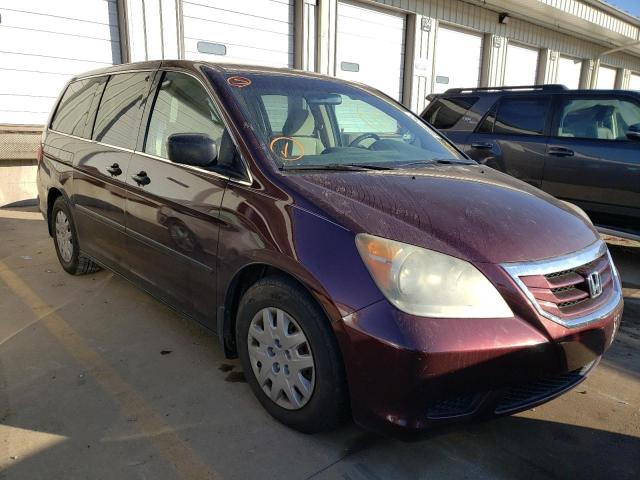 5FNRL38278B056634 - 2008 HONDA ODYSSEY LX BURGUNDY photo 1