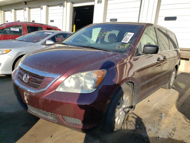 5FNRL38278B056634 - 2008 HONDA ODYSSEY LX BURGUNDY photo 2