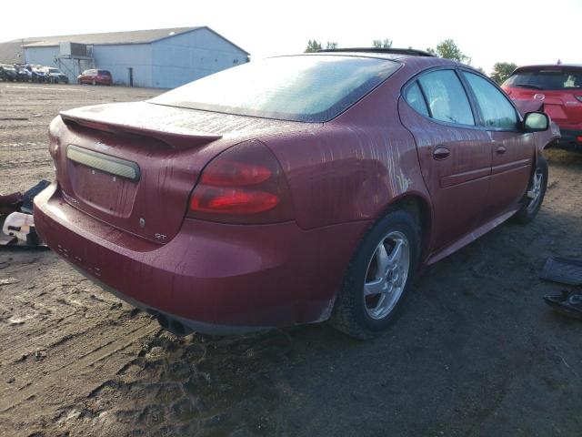 2G2WS522241370588 - 2004 PONTIAC GRAND PRIX ბურგუნდია ფოტო 4