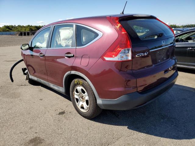 5J6RM4H34EL036548 - 2014 HONDA CR-V LX BURGUNDY photo 3