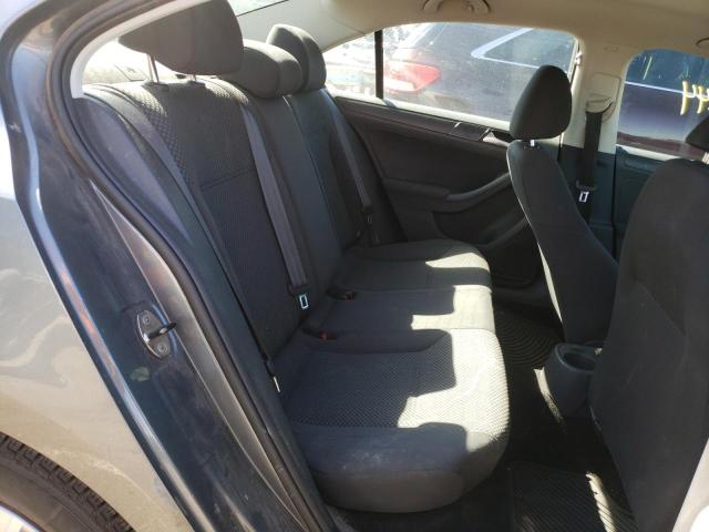 3VW2K7AJ4CM378372 - 2012 VOLKSWAGEN JETTA BASE GRAY photo 6
