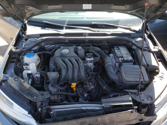 3VW2K7AJ4CM378372 - 2012 VOLKSWAGEN JETTA BASE GRAY photo 7
