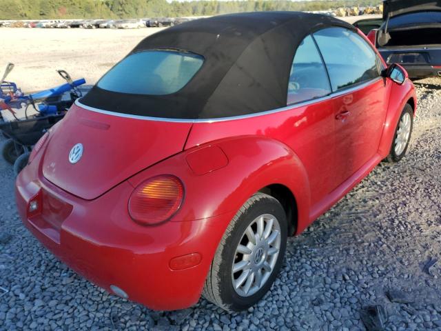 3VWCM31Y75M361380 - 2005 VOLKSWAGEN NEW BEETLE RED photo 4