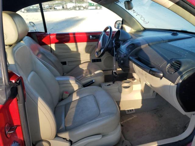 3VWCM31Y75M361380 - 2005 VOLKSWAGEN NEW BEETLE 红色 照片 5