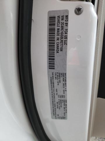 2C4RC1GG0LR277104 - 2020 CHRYSLER PACIFICA L WHITE photo 10