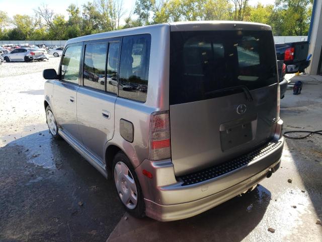JTLKT334854030061 - 2005 TOYOTA SCION XB ვერცხლისფერი ფოტო 3