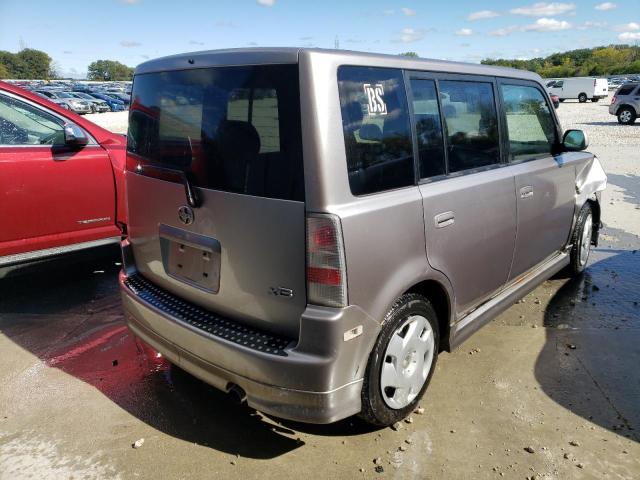 JTLKT334854030061 - 2005 TOYOTA SCION XB ვერცხლისფერი ფოტო 4