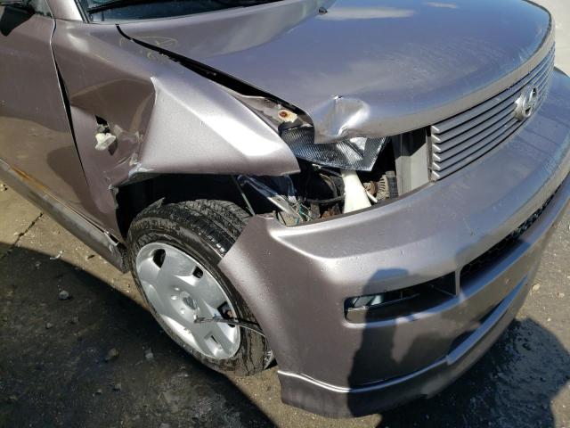 JTLKT334854030061 - 2005 TOYOTA SCION XB ვერცხლისფერი ფოტო 9