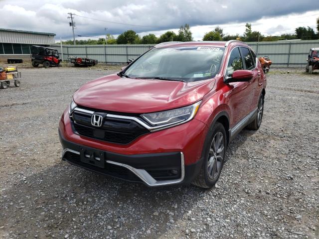 2HKRW2H9XMH636213 - 2021 HONDA CR-V TOURI RED photo 2