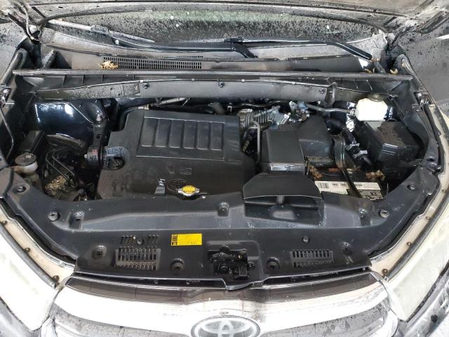 5TDYKRFH1FS090201 - 2015 TOYOTA HIGHLANDER BLACK photo 12