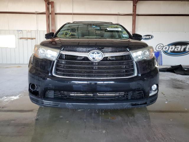 5TDYKRFH1FS090201 - 2015 TOYOTA HIGHLANDER BLACK photo 5