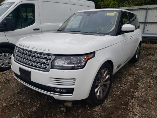 SALGS2WF7EA190325 - 2014 LAND ROVER RANGE ROVE WHITE photo 2