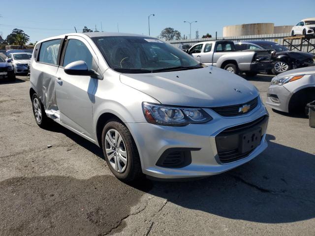 1G1JG6SB6L4132154 - 2020 CHEVROLET SONIC SILVER photo 1