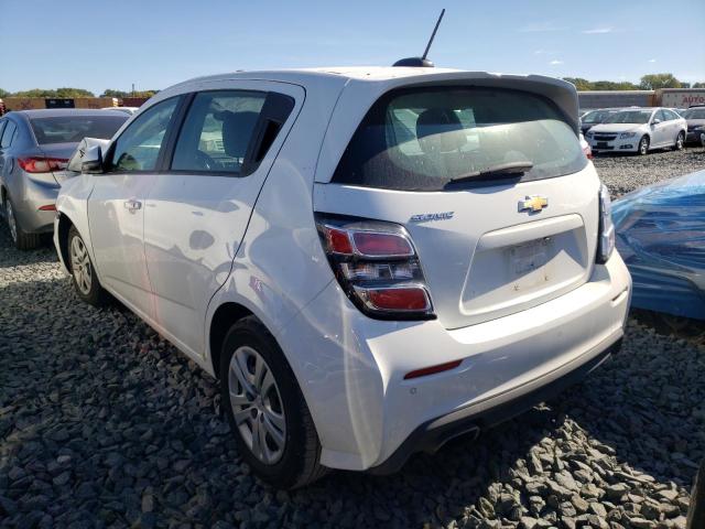 1G1JG6SB6L4123342 - 2020 CHEVROLET SONIC WHITE photo 3