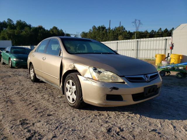 1HGCM56456A037901 - 2006 HONDA ACCORD LX TAN photo 1