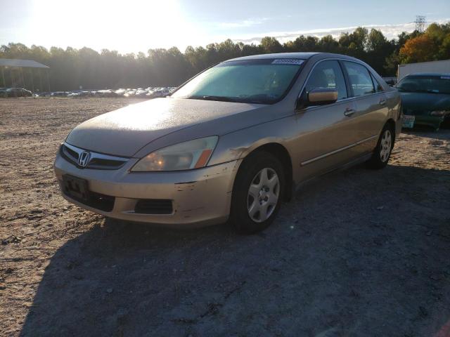 1HGCM56456A037901 - 2006 HONDA ACCORD LX TAN photo 2