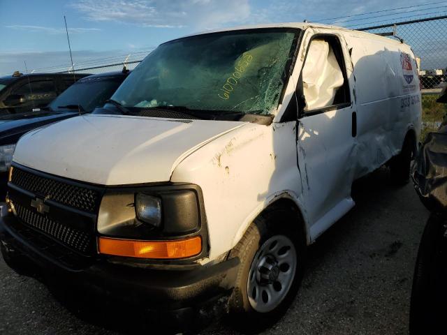 1GCSGAFX3C1169328 - 2012 CHEVROLET EXPRESS G1 WHITE photo 9