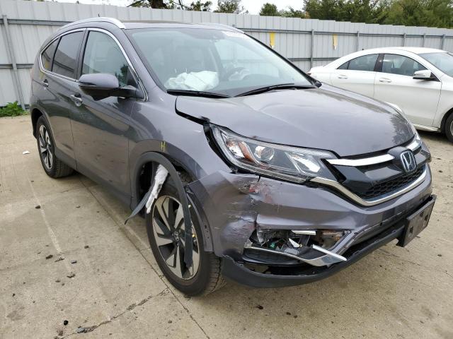 5J6RM4H95GL063605 - 2016 HONDA CR-V TOURI GRAY photo 1