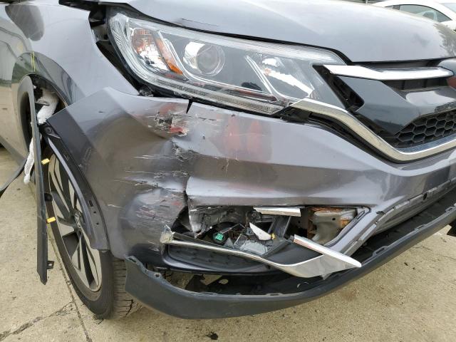 5J6RM4H95GL063605 - 2016 HONDA CR-V TOURI GRAY photo 9