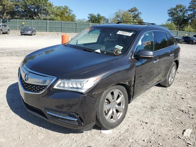 5FRYD3H86FB009300 - 2015 ACURA MDX ADVANC 黑色 照片 2