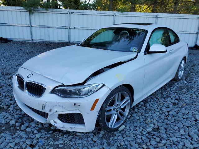 WBA1F5C53EV246233 - 2014 BMW 228 I WHITE photo 2