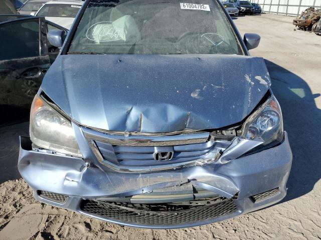 5FNRL38409B044831 - 2009 HONDA ODYSSEY EX BLUE photo 7