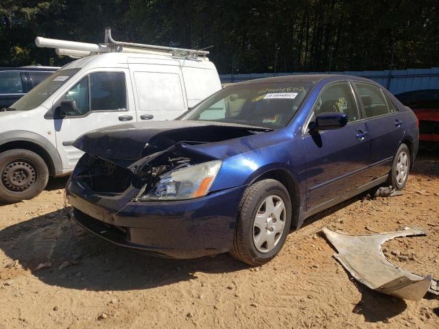 1HGCM56495A035342 - 2005 HONDA ACCORD LX BLUE photo 2