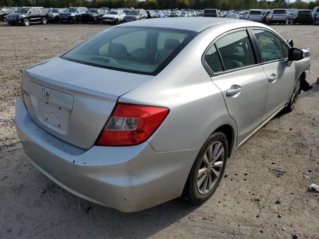 19XFB2F95CE338348 - 2012 HONDA CIVIC EXL Gümüş foto 4