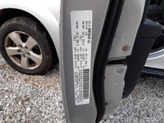 3D4GG57V49T209463 - 2009 DODGE JOURNEY SX SILVER photo 10