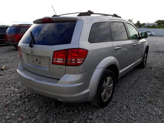 3D4GG57V49T209463 - 2009 DODGE JOURNEY SX SILVER photo 4