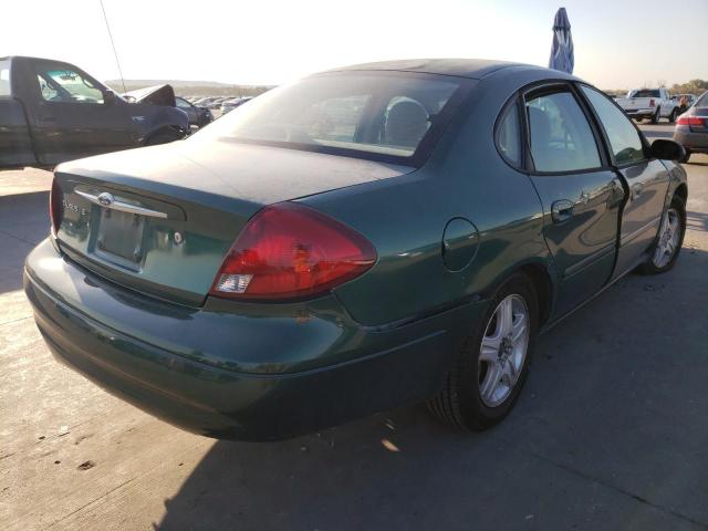 1FAFP56SXYA166923 - 2000 FORD TAURUS SEL GREEN photo 4