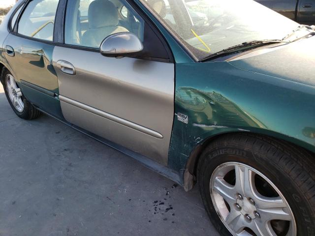 1FAFP56SXYA166923 - 2000 FORD TAURUS SEL GREEN photo 9