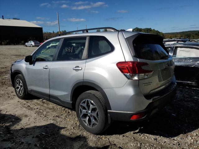 JF2SKAGCXKH431234 - 2019 SUBARU FORESTER P SILVER photo 3