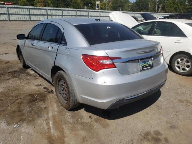 1C3CCBCG3CN102042 - 2012 CHRYSLER 200 LIMITE SILVER photo 3