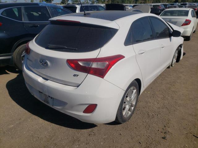 KMHD35LE6DU151058 - 2013 HYUNDAI ELANTRA GT WHITE photo 4