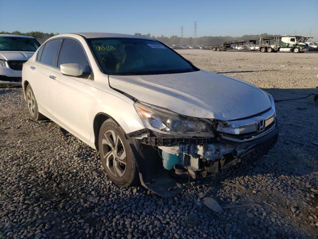 1HGCR2F38GA061635 - 2016 HONDA ACCORD LX WHITE photo 1