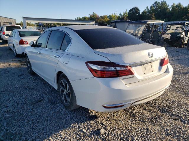 1HGCR2F38GA061635 - 2016 HONDA ACCORD LX WHITE photo 3