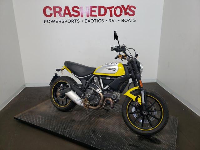 ML015ANM0GT007725 - 2016 DUCATI SCRAMBLER YELLOW photo 1