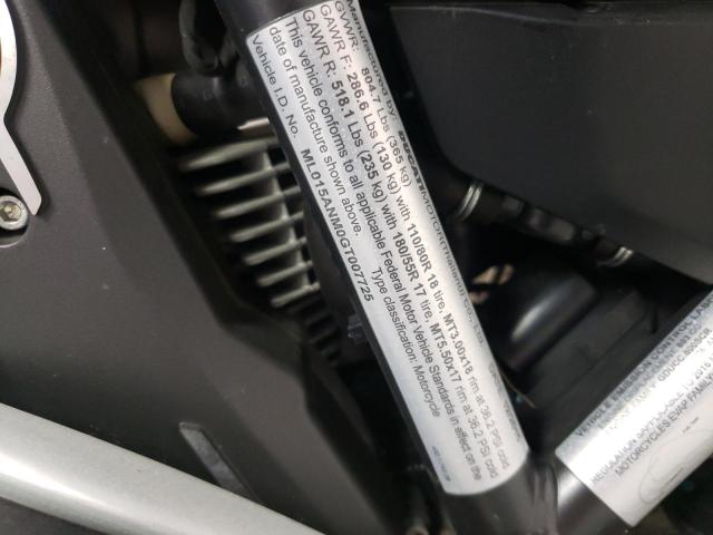 ML015ANM0GT007725 - 2016 DUCATI SCRAMBLER YELLOW photo 10