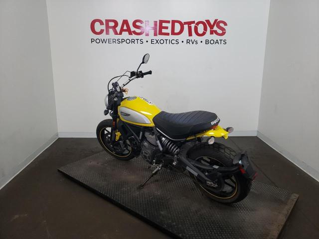 ML015ANM0GT007725 - 2016 DUCATI SCRAMBLER YELLOW photo 3