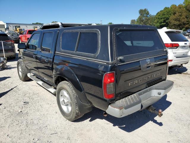 1N6ED27T01C332457 - 2001 NISSAN FRONTIER C BLACK photo 3