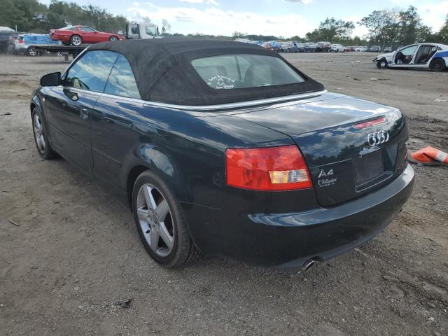 WAUDT48H34K011396 - 2004 AUDI A4 QUATTRO GREEN photo 3