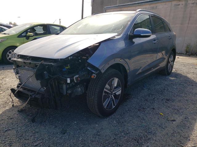 KNDCE3LC7N5516744 - 2022 KIA NIRO EX PR BLUE photo 2