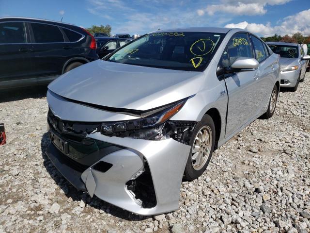 JTDKARFP1J3093741 - 2018 TOYOTA PRIUS PRIM 银色 照片 2