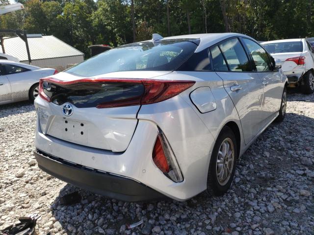 JTDKARFP1J3093741 - 2018 TOYOTA PRIUS PRIM 银色 照片 4