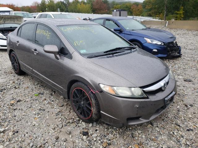 19XFA169X9E019307 - 2009 HONDA CIVIC EXL Qəhvəyi foto 1