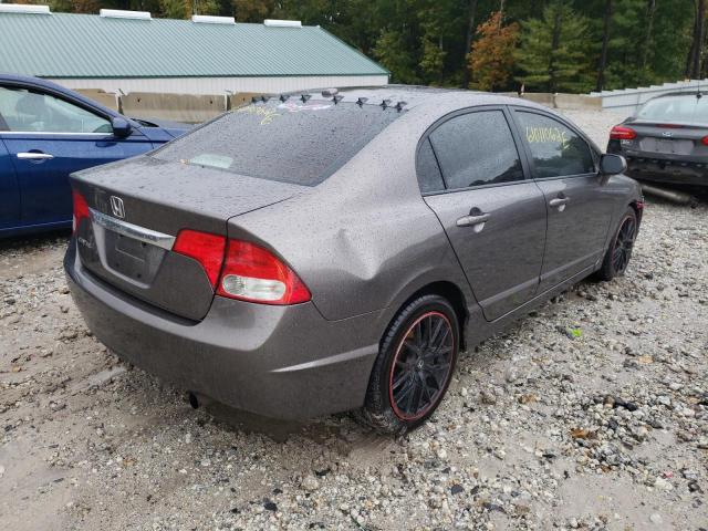 19XFA169X9E019307 - 2009 HONDA CIVIC EXL Qəhvəyi foto 4