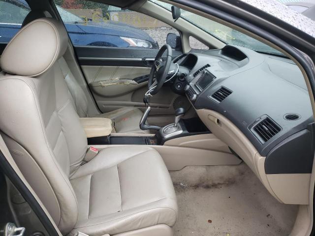 19XFA169X9E019307 - 2009 HONDA CIVIC EXL Qəhvəyi foto 5