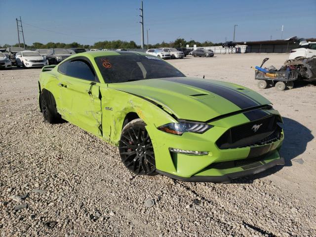 1FA6P8CF0L5173230 - 2020 FORD MUSTANG GT GREEN photo 1